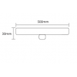 Luxtek luxlinea LED S14d linear 8W 2700K WW 1PIN 270° 500lm 50cm 60W