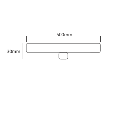 Luxtek luxlinea LED S14d linear 8W 2700K WW 1PIN 270° 500lm 50cm 60W