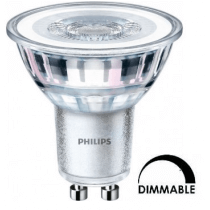 Ampoule PHILIPS Corepro LEDspot 3w substitut 35w 230 lumen blanc chaud 2700K dimmable GU10