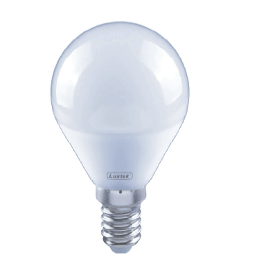 Ampoule LED Luxtek Sphérique P45 4W substitut 35W 315 lumens Blanc froid 4000K E14