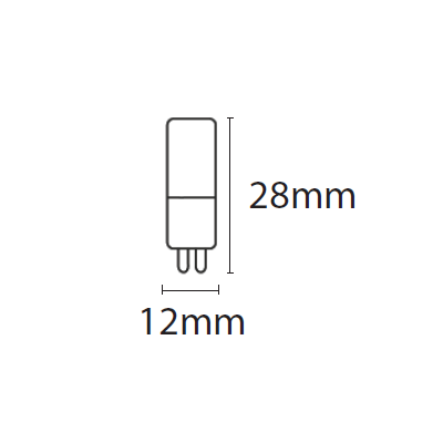 Luxtek lampe LED G4 2W 12V AC/DC 3000K
