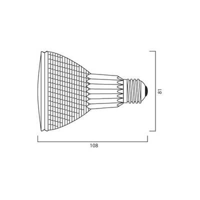 Sylvania Hi-Spot 80 SUP 230V 50W 25° E27 SV1