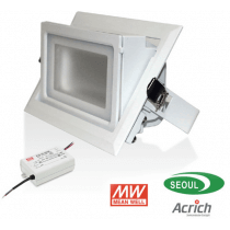 Spot encastrable Led 40w orientable complet