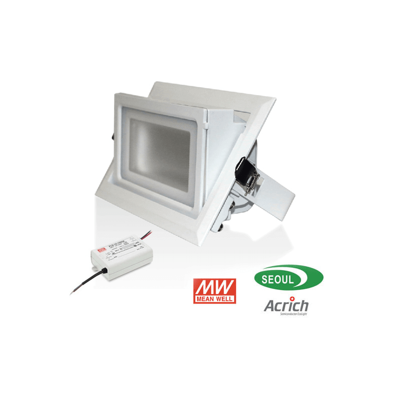 Spot encastrable Led 40w orientable complet Spot encastrable Led 40w orientable complet