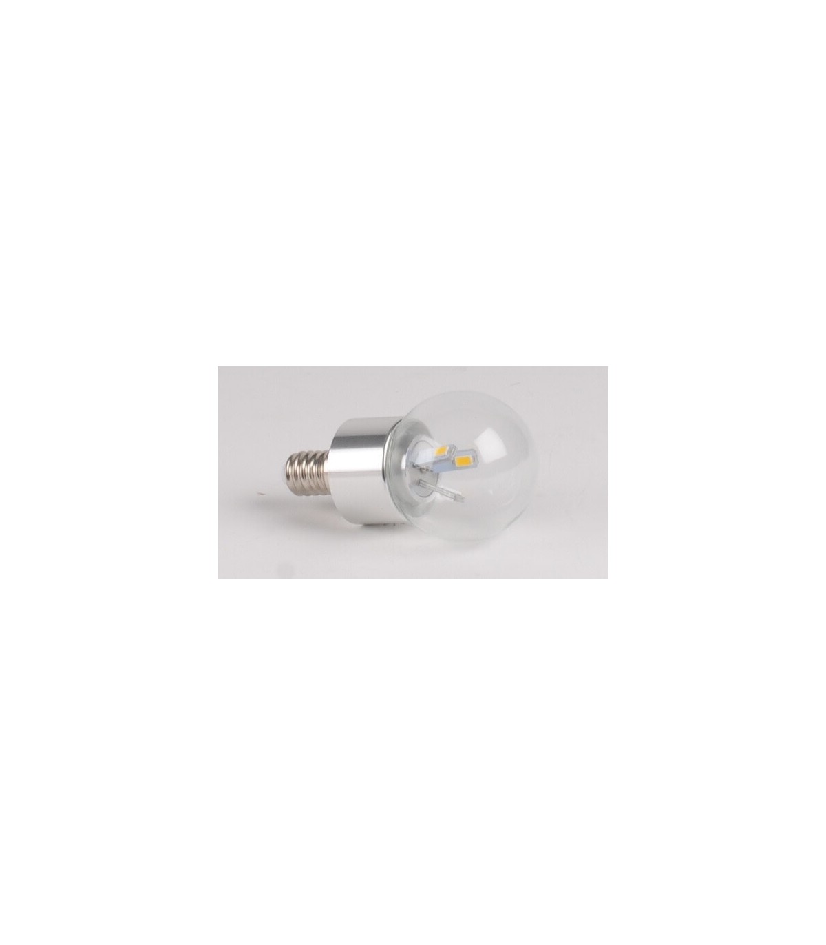 Ampoule LED puissance 3W WW culot E14 spherique blanc chaud 830