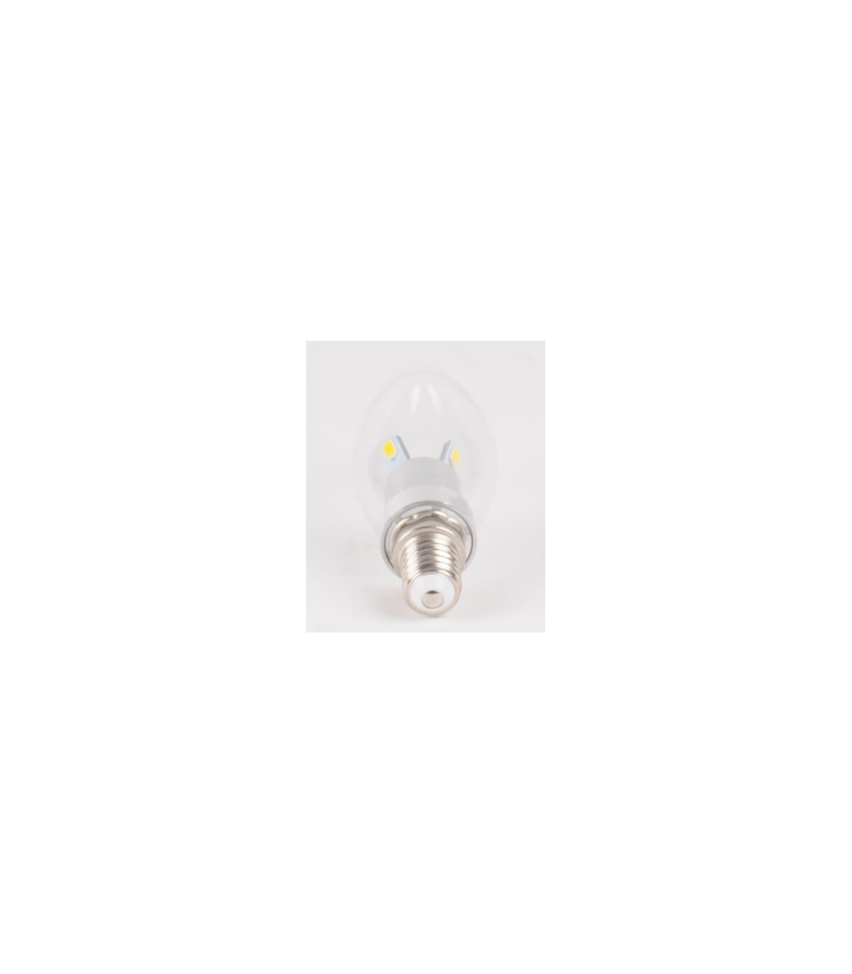 Ampoule LED puissance 3W WW culot E27 forme Flamme coup de vent