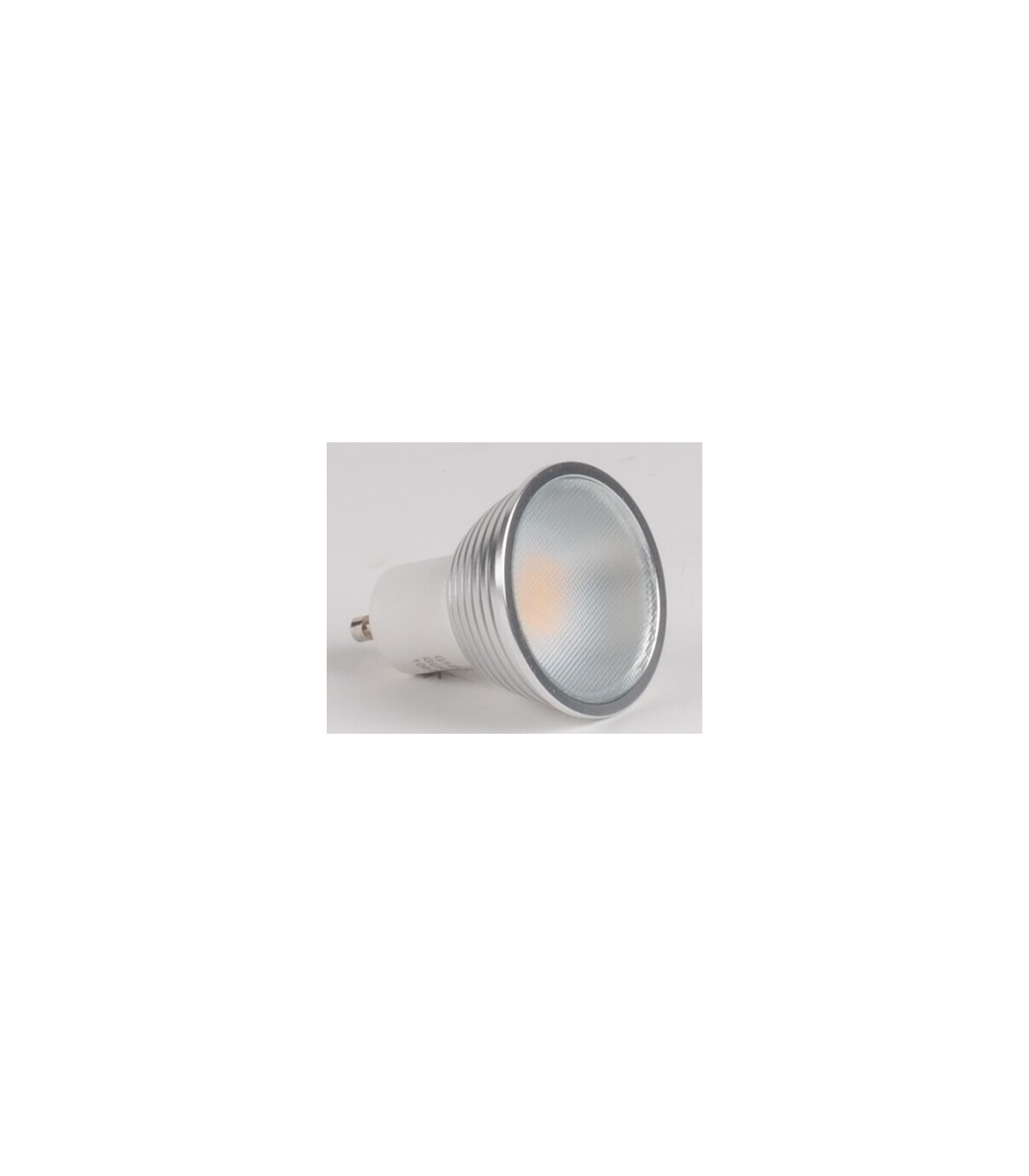 Ampoule led GU10 - 5W - Corps aluminium - Dimmable - Blanc chaud