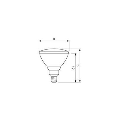 PHILIPS lampe infra rouge PAR 38E 150W