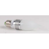 Ampoule LED 3W WW E27 Flamme coup de vent opaque