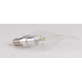 Ampoule LED 3W CW E14 Flamme coup de vent claire