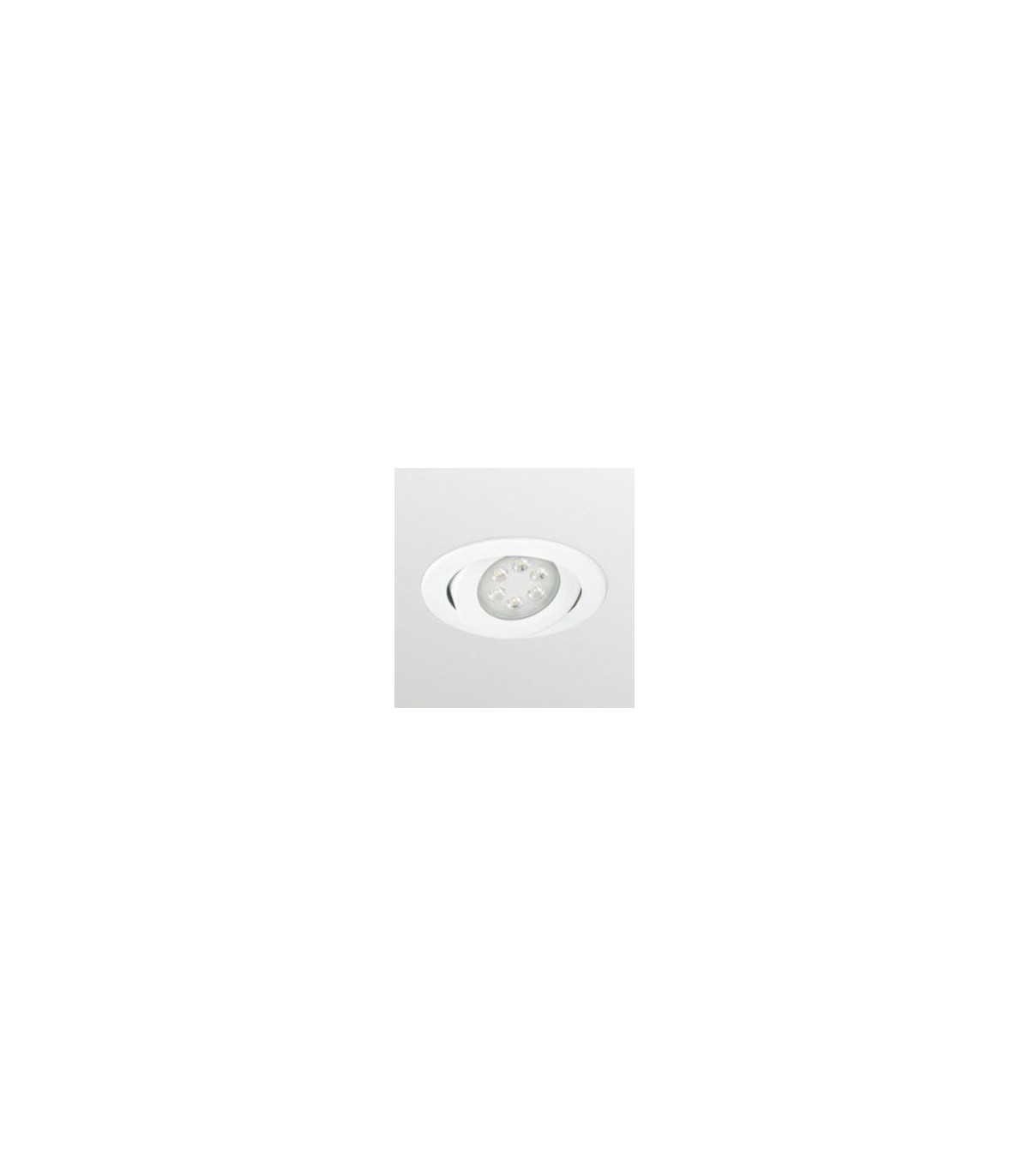 Spot encastrable LED HALO 5.5W 4000K Blanc froid 420lm 3 poisitions diam  65mm