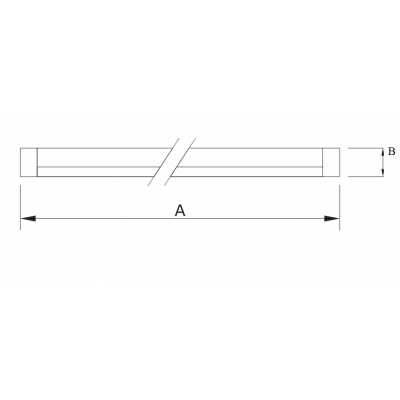 REGLETTE LED T5 10W 600MM