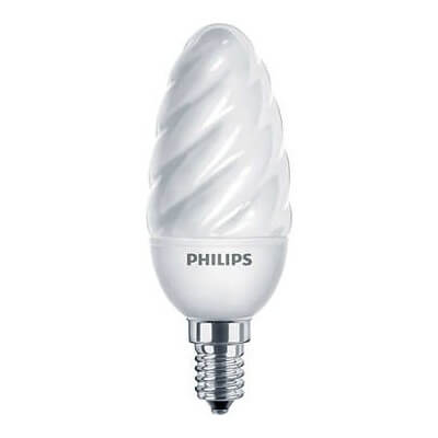 Philips Candle Twisted 5W WW E14 220-240V 