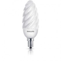 Philips flamme torsadée 8W WW E14 220-240V 