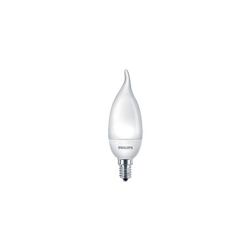 Philips 5W WW E14 220-240V Flamme coup de Vent Philips 5W WW E14 220-240V Flamme coup de Vent