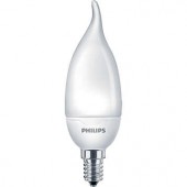 Philips 5W WW E14 220-240V Flamme coup de Vent