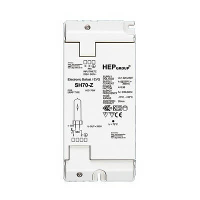 Platine d'alimention electronique pour lampe à iodure 70w