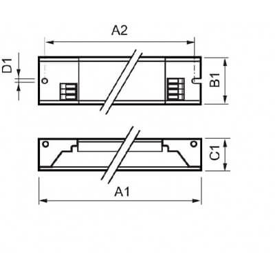 Ballast Philips HF-P 118 TL-D III 220-240V 50/60Hz IDC