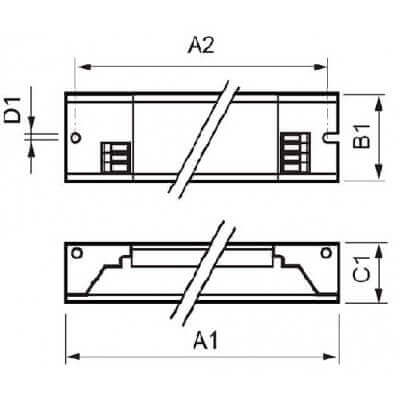 Ballast Philips HF-P 180 TL5/PL-L 220-240V 50/60Hz IDC