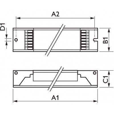 Ballast Philips HF-Ri TD 4 14/24 TL5 E+ 195-240V 50/60Hz