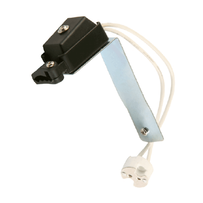 Douille ceramique pour lampe a culot G5.3 avec support 