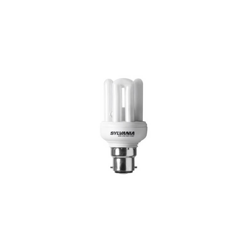 Sylvania Mini-Lynx Fast start B22 15w allumage instantané Sylvania Mini-Lynx Fast start B22 15w allumage instantané