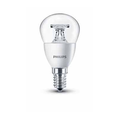 Ampoule Philips Sphérique P45 5,5W substitut 40W 470lumens blanc chaud 2700k E14