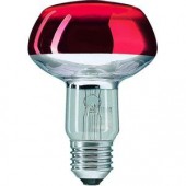 Philips Refl 60W E27 230V NR80 Rouge