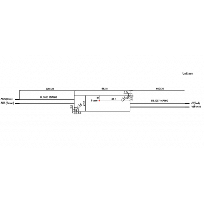 Alimentation Mean Well 60W 24V IP67 LPV-60-24
