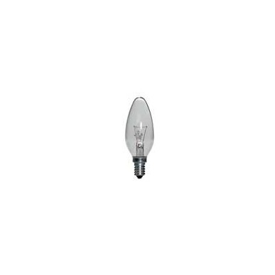 Ampoule incandescent flamme E14 25w claire