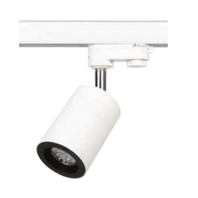 Projecteur LED  GU10 sur rail 3 circuits