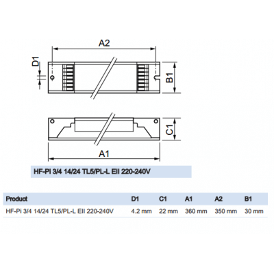 Philips HF-Performer Intelligent 3/4 14/24 TL5/PL-L EII 220-240V