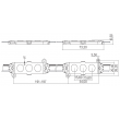 Module Led 3 points adhesif tridonic IP67