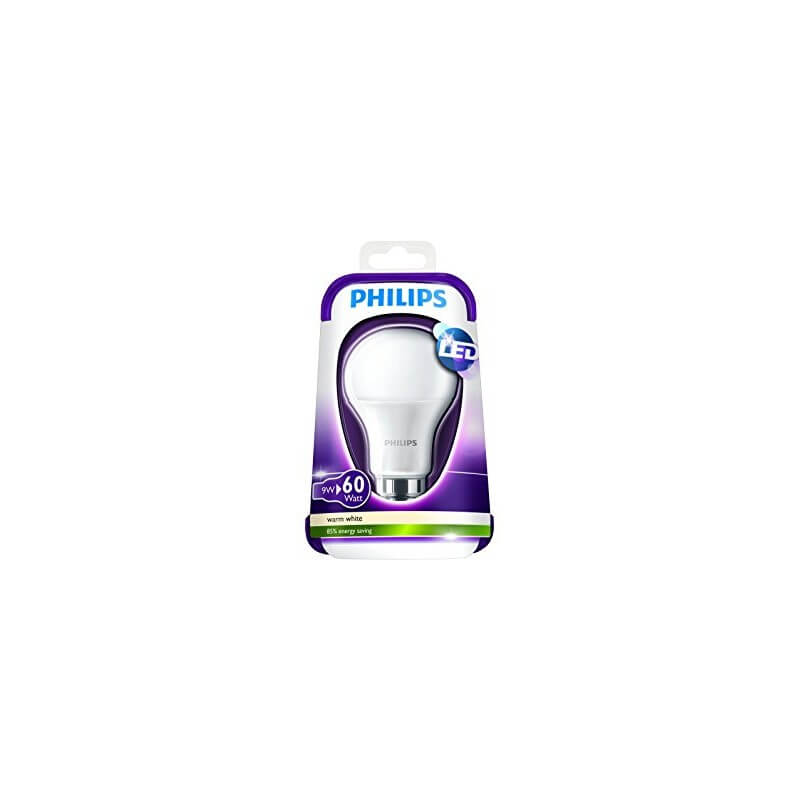 Philips LED 6W- 40W B22 BLANC CHAUD 230V A60M ND Philips LED 6W- 40W B22 BLANC CHAUD 230V A60M ND