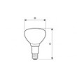Philips lampe BR125 IR 250W CLAIRE