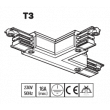 Connecteur en T pour rail triphasé