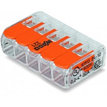 Wago 2273-203 Connecteur de câble 3 pôles - transparent/orange (30 pièces)