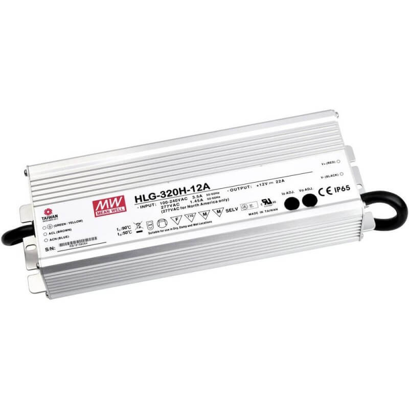 alimentation Mean Well HLG-320H-12A IP65