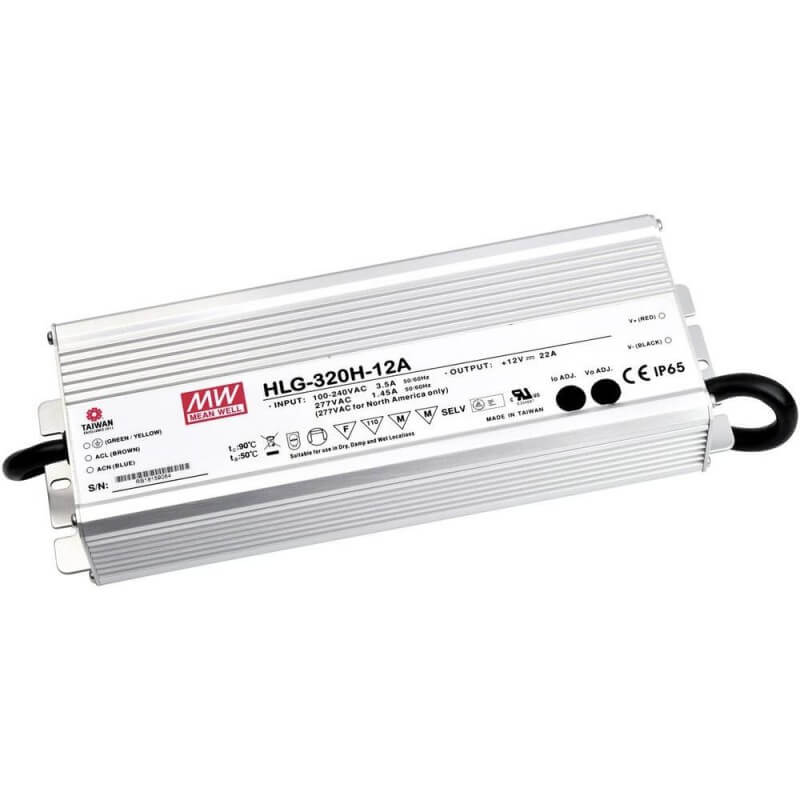 alimentation Mean Well HLG-320H-12A IP65 alimentation Mean Well HLG-320H-12A IP65