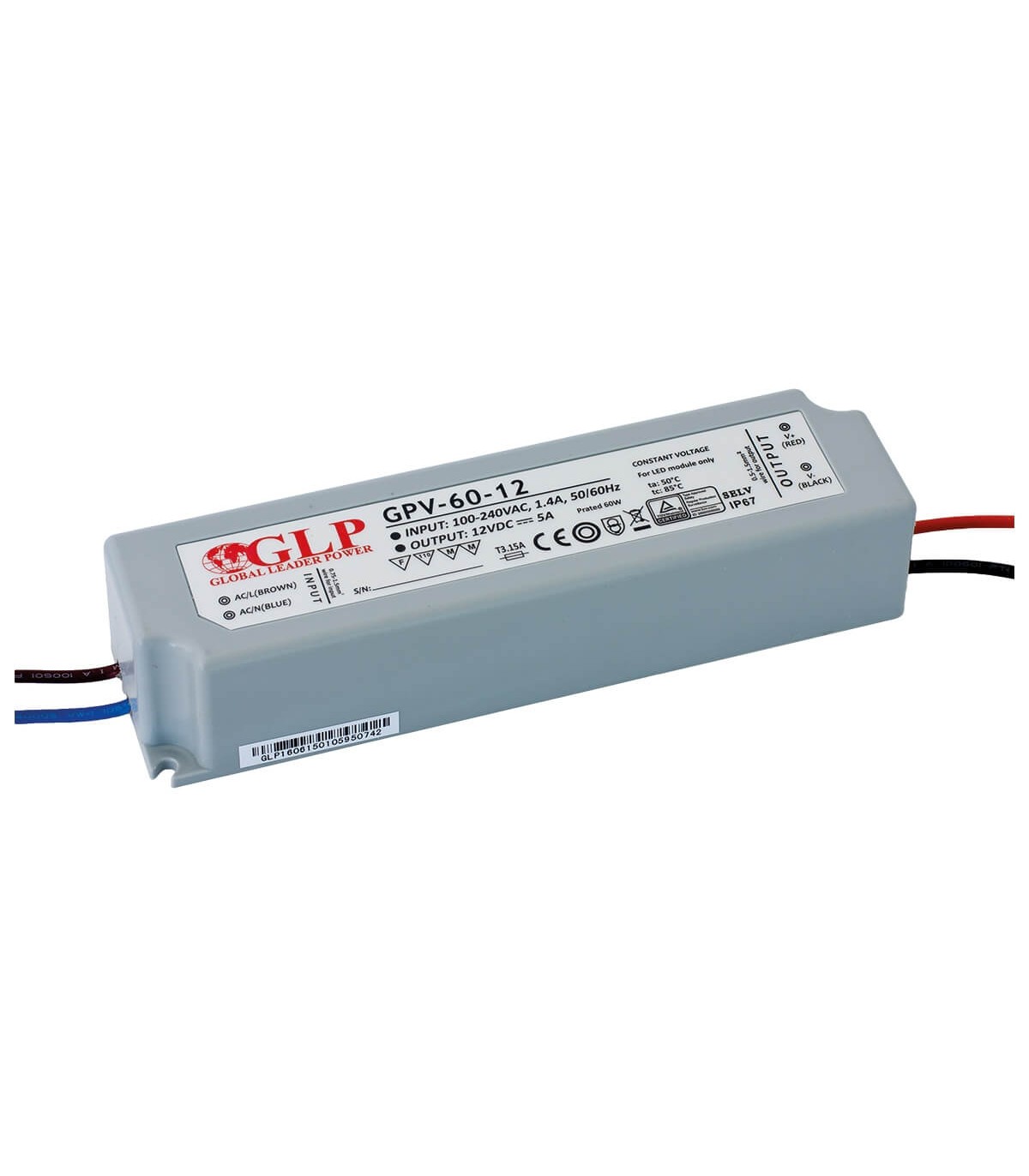 Mini-Box 192w AC-DC (12v/16A) + Câble d'alimentation