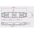 Module led 2 points 12v 0.72w 80lm adhesive