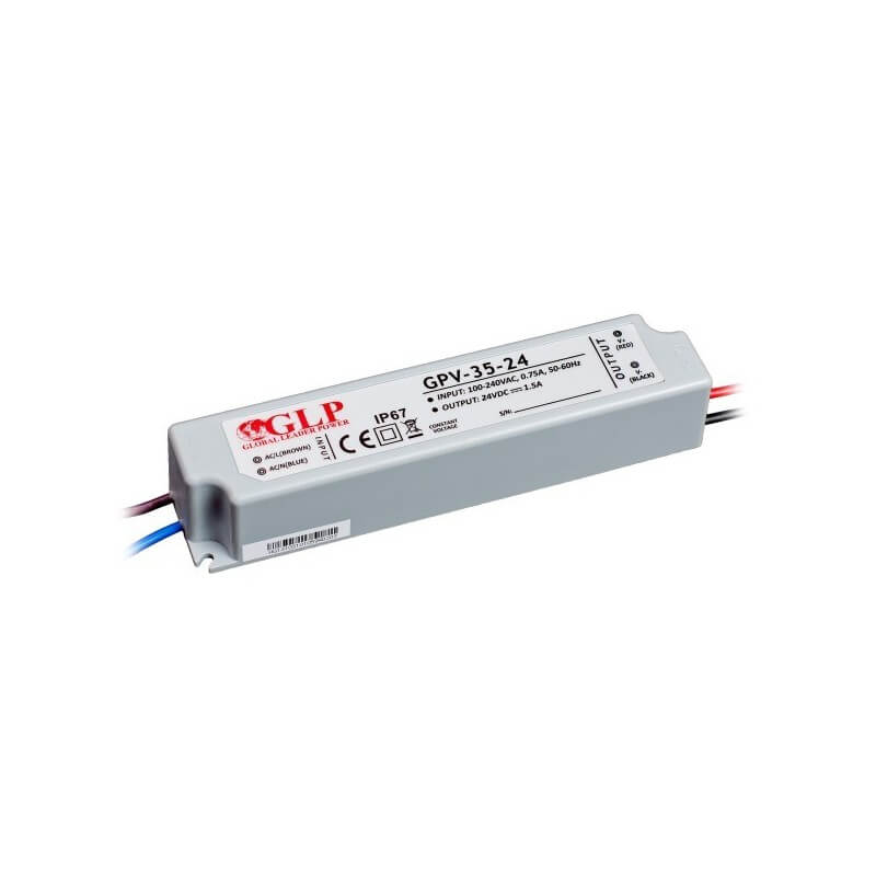 Driver Led GPV-35-24V 1.5A Etanche IP67 Driver Led GPV-35-24V 1.5A Etanche IP67
