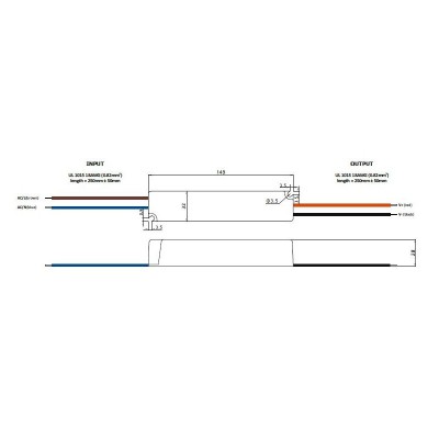 Driver Led GPV-35-24V 1.5A Etanche IP67