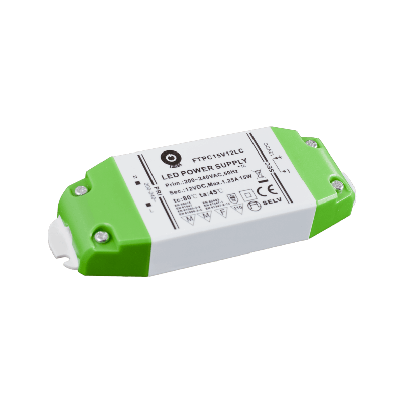 DRIVER LED FTPC15V12 15W 12V 1.25A IP20 DRIVER LED FTPC15V12 15W 12V 1.25A IP20