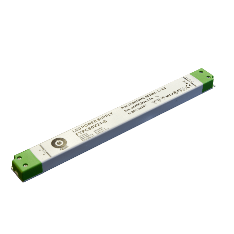 DRIVER LED FTPC60V12-S 60W 12V 5A IP20 DRIVER LED FTPC60V12-S 60W 12V 5A IP20