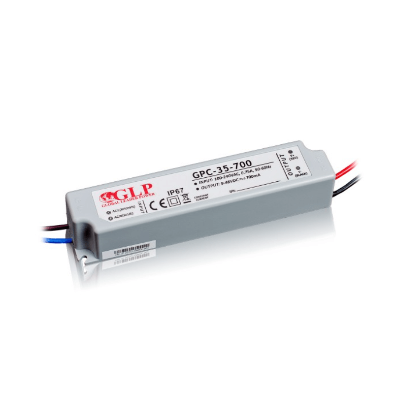 DRIVER LED GPC-35-700 33.6W 9-48V 700mA IP67 DRIVER LED GPC-35-700 33.6W 9-48V 700mA IP67