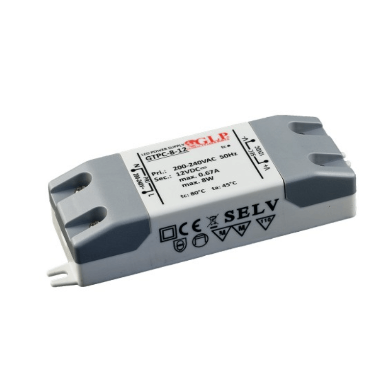 DRIVER LED GTPC-8-12 8W 12V 0.67A DRIVER LED GTPC-8-12 8W 12V 0.67A