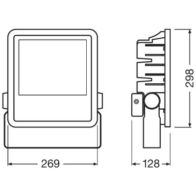 Projecteur LED Osram-Ledvance 150w 6500K 15000lm
