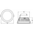 Ledvance Downlight 14w 4000k 1360lm Diam 150mm