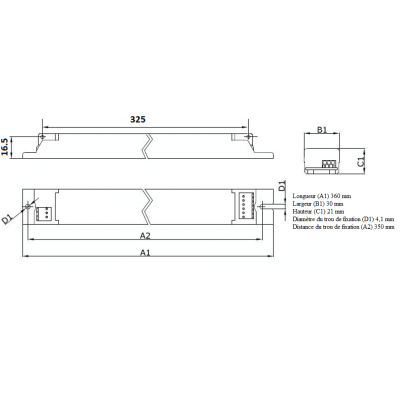 Philips Xitanium 36W 0.3-1A 54V 230V